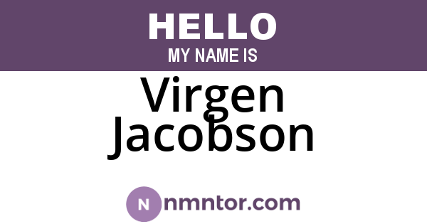 Virgen Jacobson