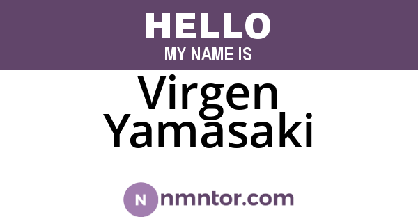Virgen Yamasaki