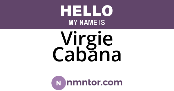 Virgie Cabana
