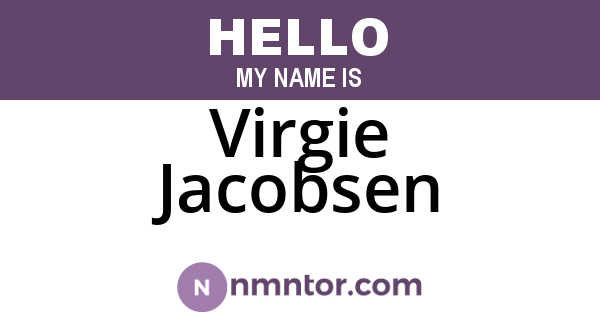 Virgie Jacobsen