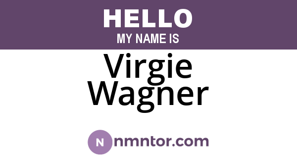 Virgie Wagner