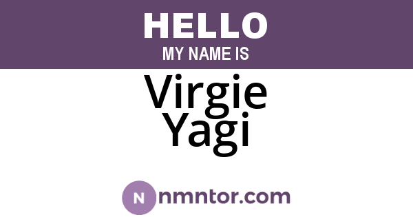 Virgie Yagi