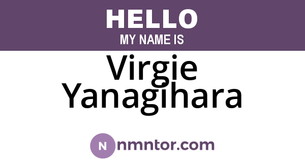 Virgie Yanagihara