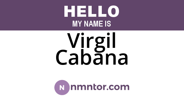 Virgil Cabana