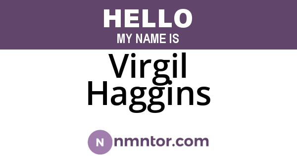 Virgil Haggins