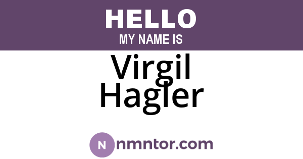 Virgil Hagler