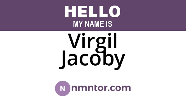 Virgil Jacoby