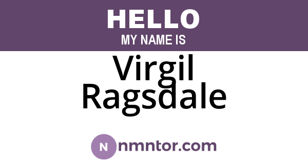 Virgil Ragsdale