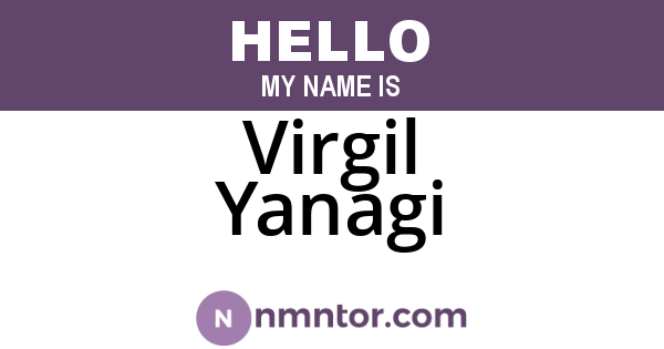 Virgil Yanagi