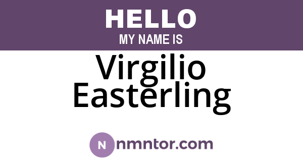 Virgilio Easterling
