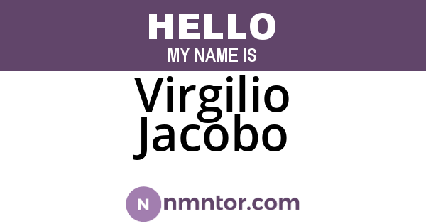 Virgilio Jacobo