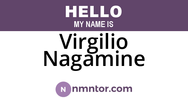 Virgilio Nagamine