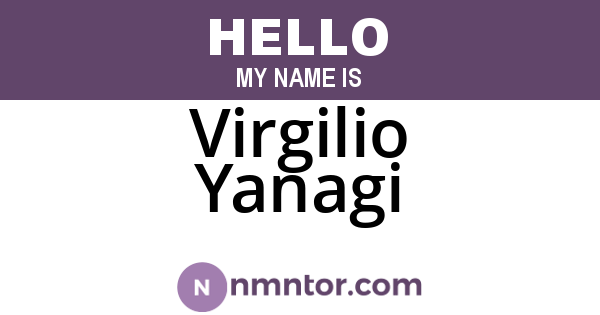 Virgilio Yanagi