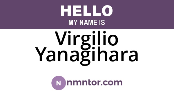 Virgilio Yanagihara