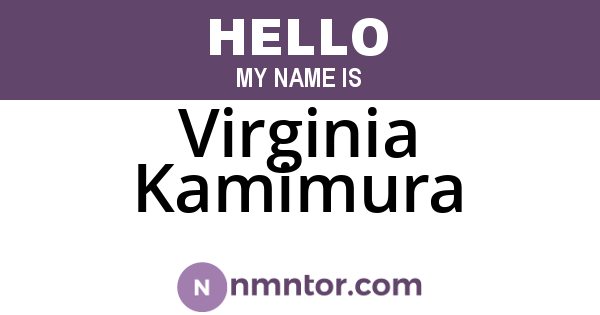 Virginia Kamimura