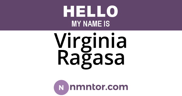 Virginia Ragasa