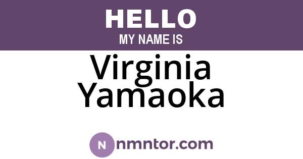 Virginia Yamaoka