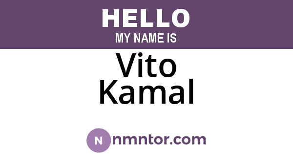 Vito Kamal