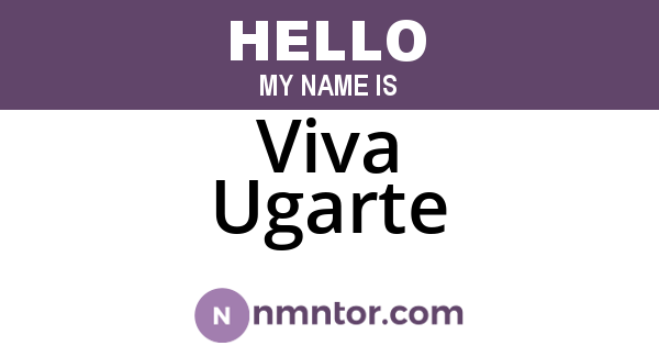 Viva Ugarte
