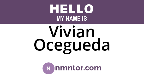 Vivian Ocegueda