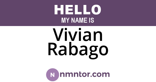 Vivian Rabago
