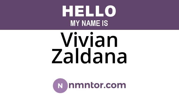 Vivian Zaldana