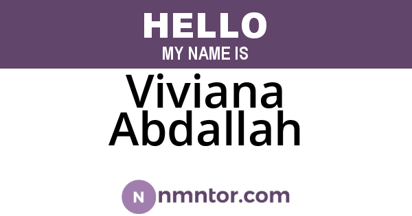 Viviana Abdallah