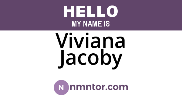 Viviana Jacoby