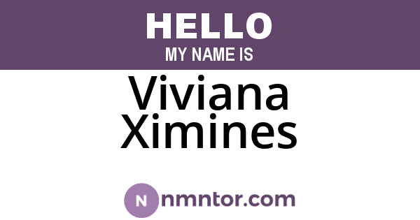 Viviana Ximines