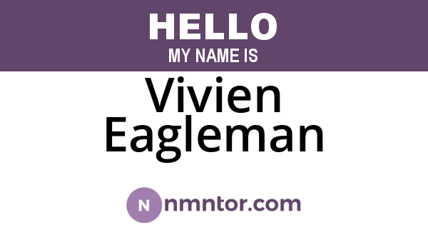 Vivien Eagleman