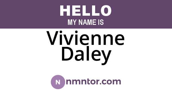 Vivienne Daley