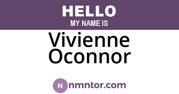 Vivienne Oconnor