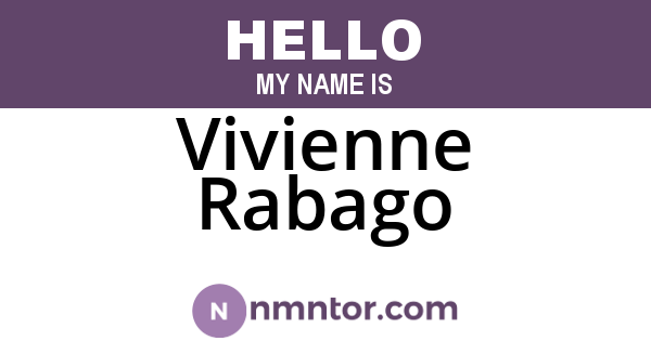 Vivienne Rabago