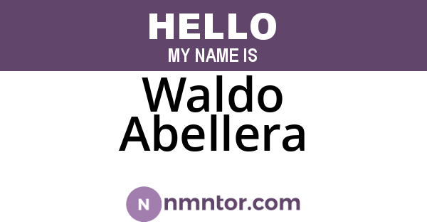 Waldo Abellera