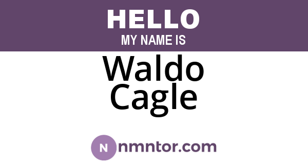 Waldo Cagle