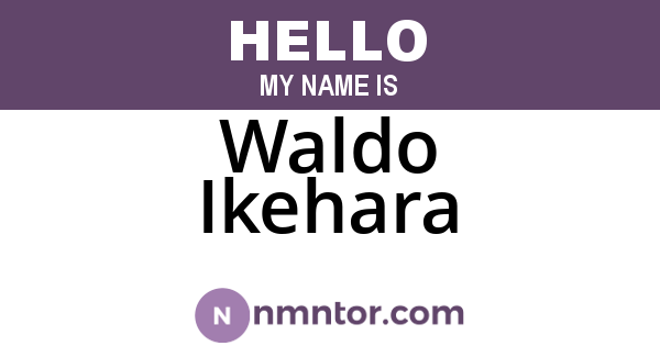 Waldo Ikehara