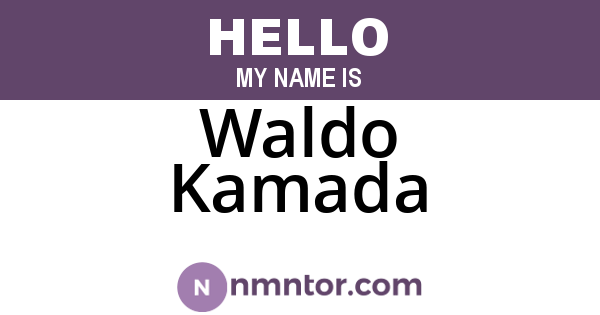 Waldo Kamada