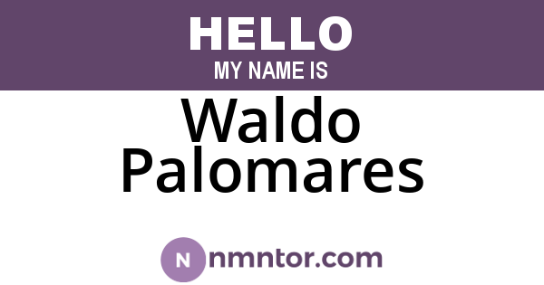 Waldo Palomares