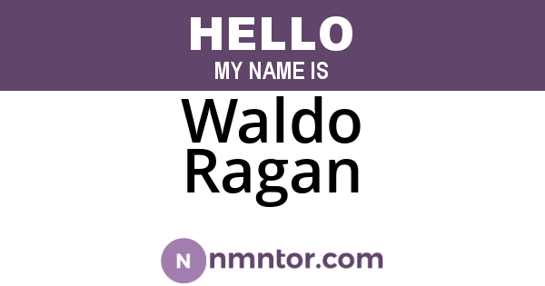 Waldo Ragan