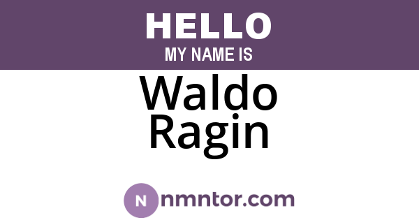 Waldo Ragin