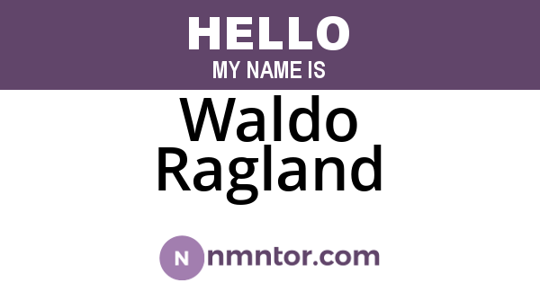 Waldo Ragland