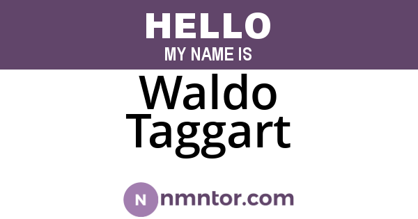 Waldo Taggart