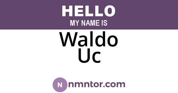 Waldo Uc