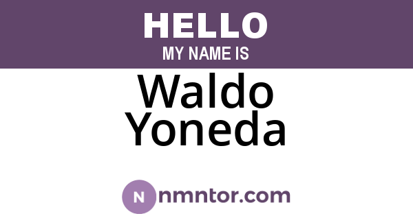 Waldo Yoneda