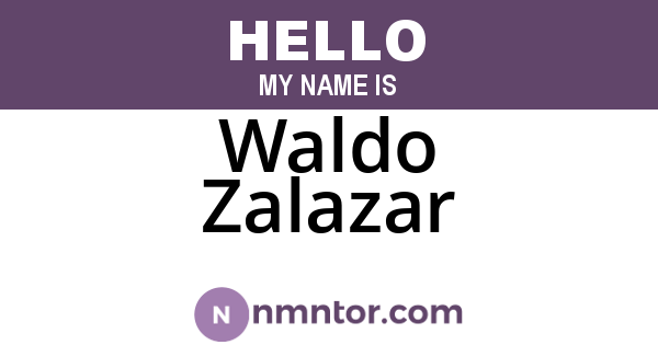 Waldo Zalazar