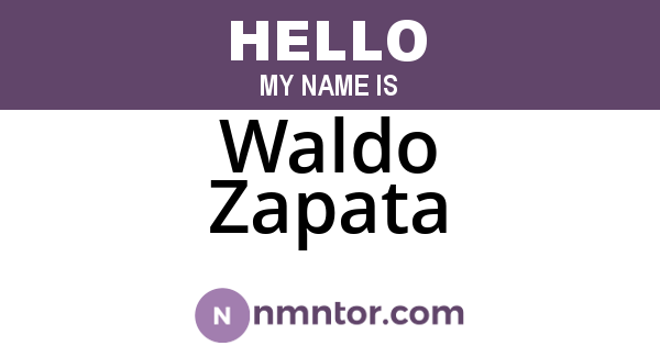 Waldo Zapata