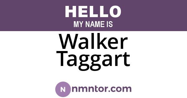 Walker Taggart