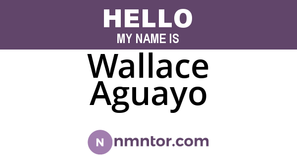 Wallace Aguayo