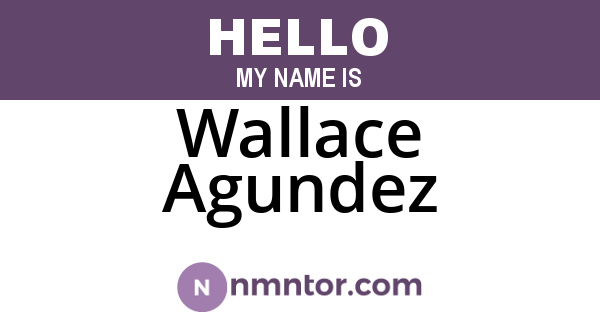Wallace Agundez