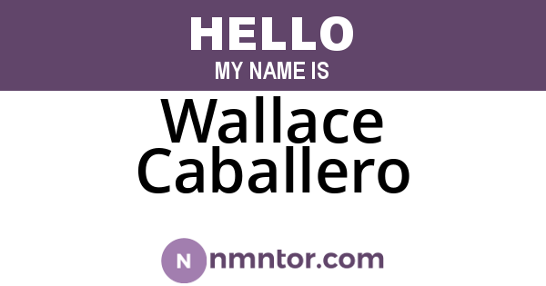 Wallace Caballero